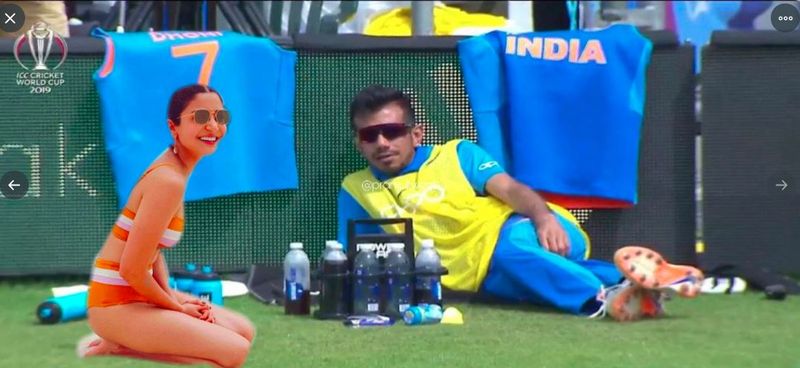 উজবেন্দ্র চাহালের সঙ্গে ক্রিকেটের ময়দানে ভাইরাল হয় অনুষ্কা শর্মার ছবি