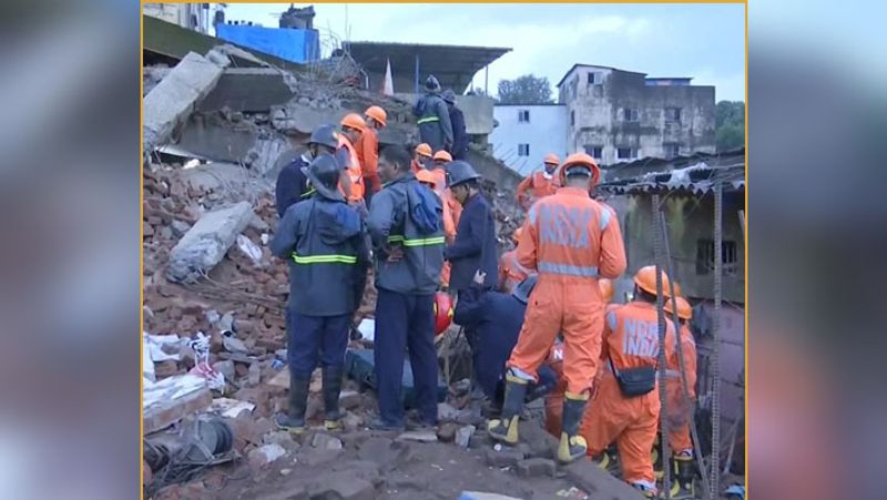 Shocking photos of 4-storey building collapse in Bhiwandi, Maharashtra
