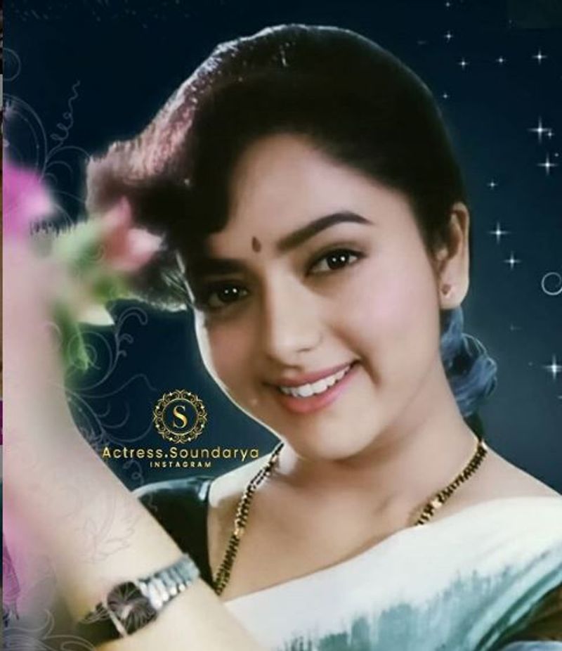 Late Sandalwood Actress Soundarya Sathyanarayana photo gallery
