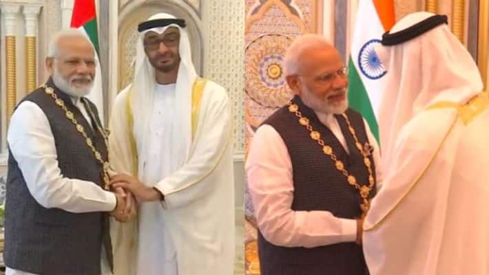 United Arab Emirates honors Narendra Modi with highest civilian award United Arab Emirates honors Narendra Modi with highest civilian award