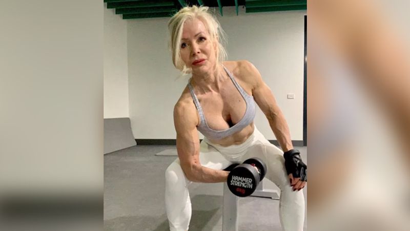 Toned body grandmother reveals secret for perfect body