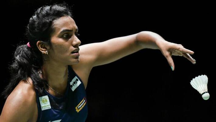 PV Sindhu beats Japan Okuhara, becomes 1st Indian to win BWF World Championships gold medal PV Sindhu beats Japan Okuhara, becomes 1st Indian to win BWF World Championships gold medal