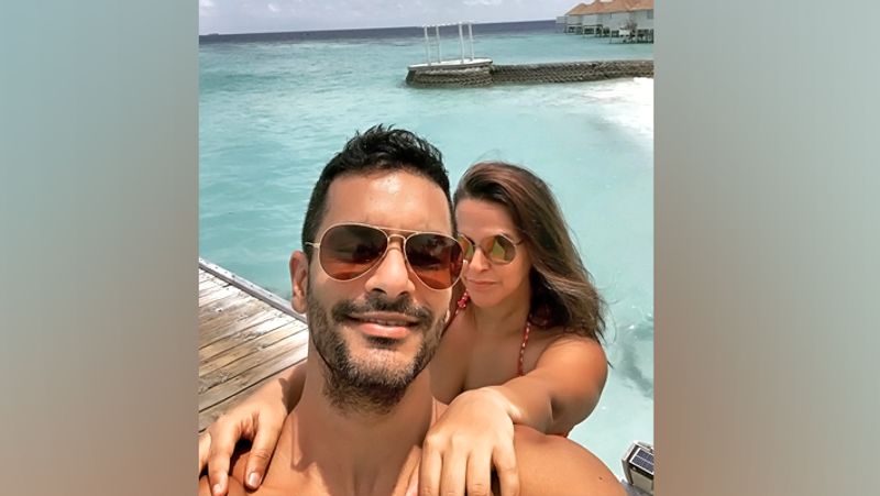Neha Dhupia Enjoy Vacation with Husband Angad Bedi