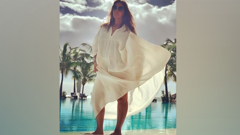 Neha Dhupia Enjoy Vacation with Husband Angad Bedi