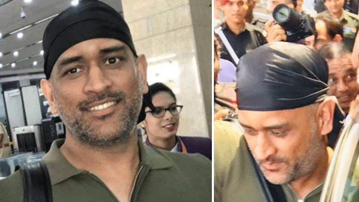 ms dhoni spotted jaipur airport commando look ms dhoni spotted jaipur airport commando look