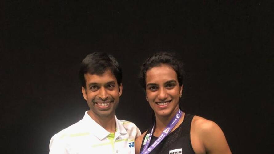 trs mlas ktr, harish rao congratulate pv sindhu on historic world championships trs mlas ktr, harish rao congratulate pv sindhu on historic world championships