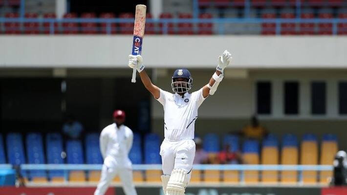 Ind vs WI 1st Test Ajinkya Rahane falls after ton but puts India in control Ind vs WI 1st Test Ajinkya Rahane falls after ton but puts India in control