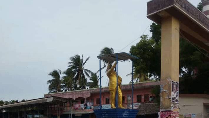 vedaraniyam new statue of ambedkar installed...edappadi palanisamy government