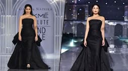 Lakme Fashion Week: Kareena Kapoor walks the ramp in off-shoulder black gown