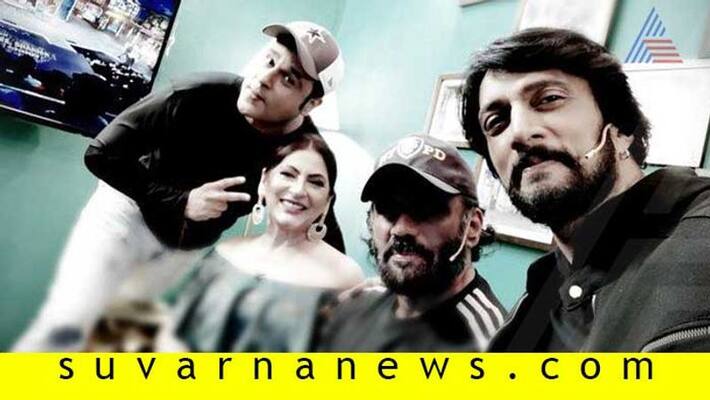 Kiccha Sudeep Pailwan team participate in Kapil Sharma Show Kiccha Sudeep Pailwan team participate in Kapil Sharma Show