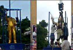 Tamil Nadu: Vandalised Ambedkar statue replaced within 12 hours in Vedaranyam