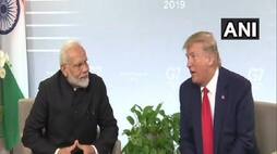 PM Modi and american president donald trump meeting in france give shock to  pakistan