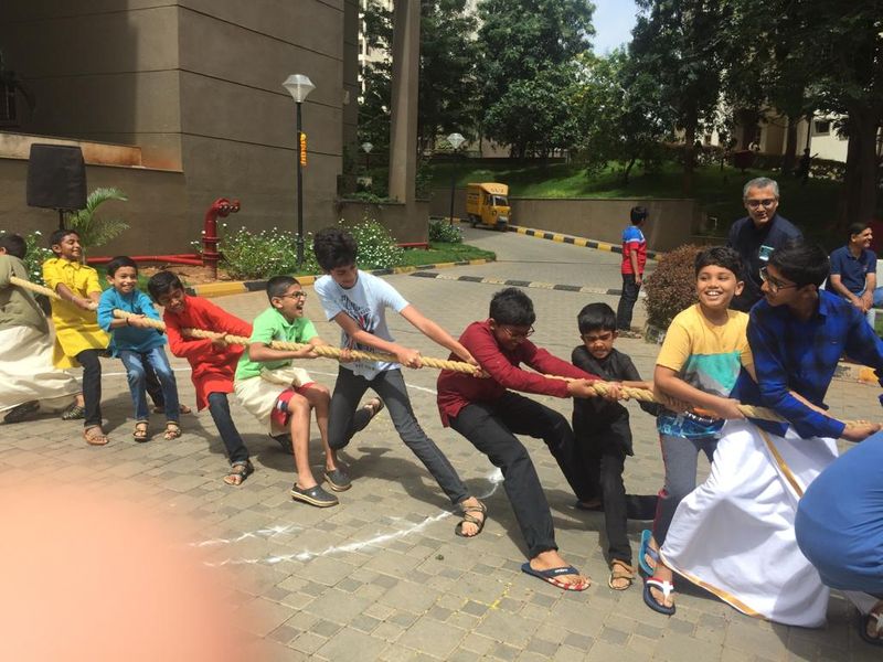 Onam celebrated in Shobha Hillview kanakapura road bengaluru
