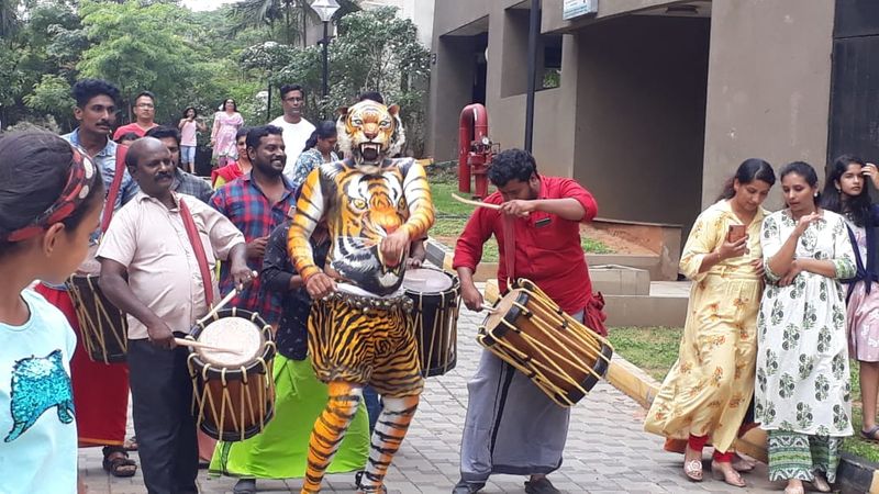 Onam celebrated in Shobha Hillview kanakapura road bengaluru