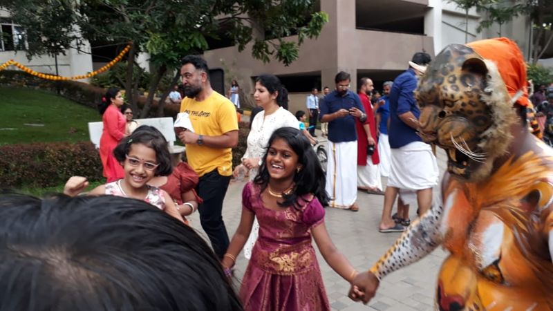 Onam celebrated in Shobha Hillview kanakapura road bengaluru
