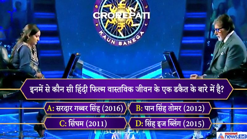 Amitabh bachchan KBC 11 know the 1 crore Question
