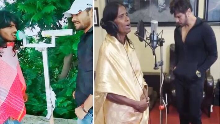 Ranu Mondal Viral Video With himesh reshamiya Social media users make fun of her Ranu Mondal Viral Video With himesh reshamiya Social media users make fun of her