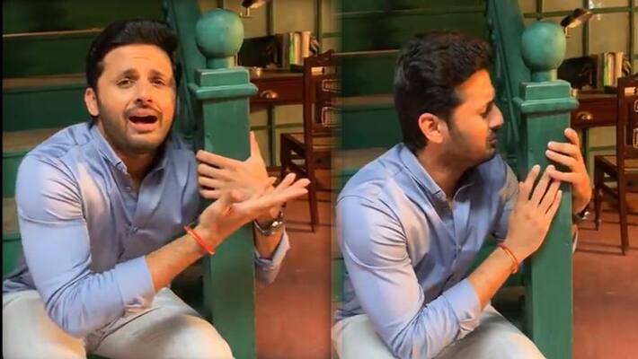 Nithin once again enter into A Aa movie sets Nithin once again enter into A Aa movie sets