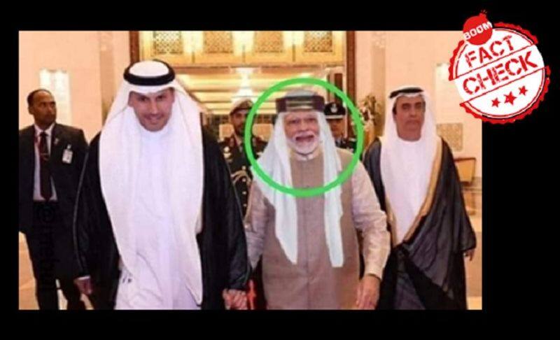 Fact check of PM Modi wearing Muslim turban in UAE Visit