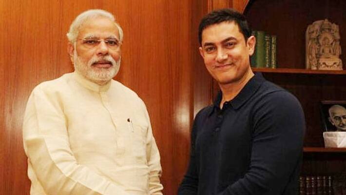 PM Narendra Modi pens thank you note to Aamir Khan for supporting single-use plastic PM Narendra Modi pens thank you note to Aamir Khan for supporting single-use plastic