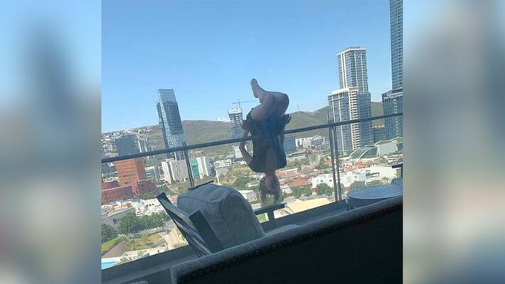 Woman falls from 6th floor balcony while doing yoga Woman falls from 6th floor balcony while doing yoga