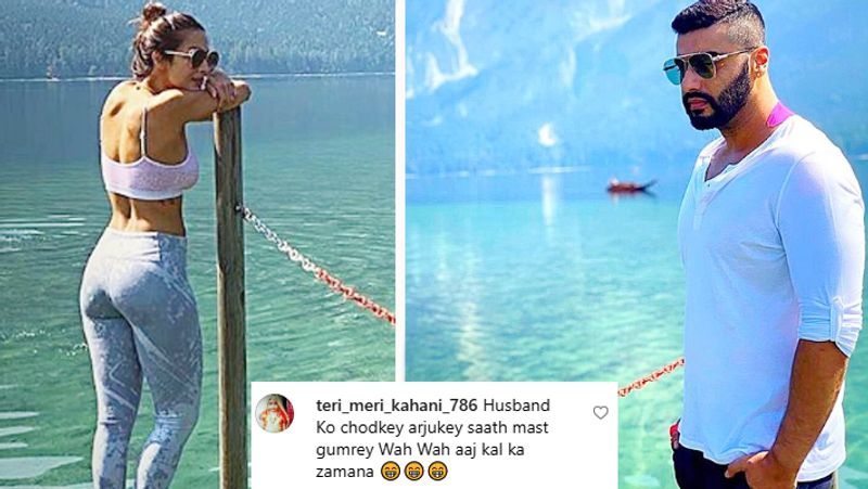 Malaika Arora On holiday With Arjun kapoor Shared photos users trolled
