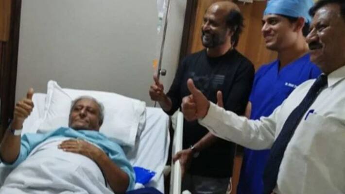 Rajinikanth takes a break from Darbar shooting to visit his ailing brother in Bengaluru Rajinikanth takes a break from Darbar shooting to visit his ailing brother in Bengaluru
