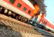 Telangana Express train catches fire in Haryana; no casualties reported