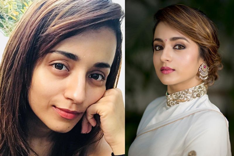 త్రిష - కొంతకాలం పాటు టాలీవుడ్ ని షేక్ చేసిన ఈ బ్యూటీ ప్రస్తుతం కోలీవుడ్ లో సినిమాలు చేస్తోంది. 36 ఏళ్లు వచ్చినప్పటికీ అమ్మడి అందంలో ఎలాంటి మార్పులు రాలేదు. మేకప్ లేకపోయినా కూడా ఈ భామ తీసుకున్న ఫోటోలు సోషల్ మీడియాలో వైరల్ అయ్యాయి.