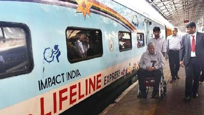 India's first hospital train, arrived at mumbai yesterday India's first hospital train, arrived at mumbai yesterday