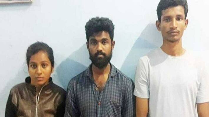 Daughter And Two more arrested who killed her father wit lover In Hassan Daughter And Two more arrested who killed her father wit lover In Hassan