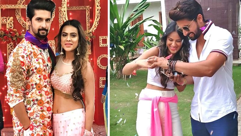 Jamai Raja Actress Nia Sharma and Ravi Dubey Kissing Scene Viral