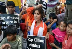 Shame on Pakistan: India summons Pak official, stages protest over abduction of Hindu girls