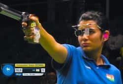 ISSF World Cup Yashaswini Singh Deswal shoots gold secures 9th Olympic quota India