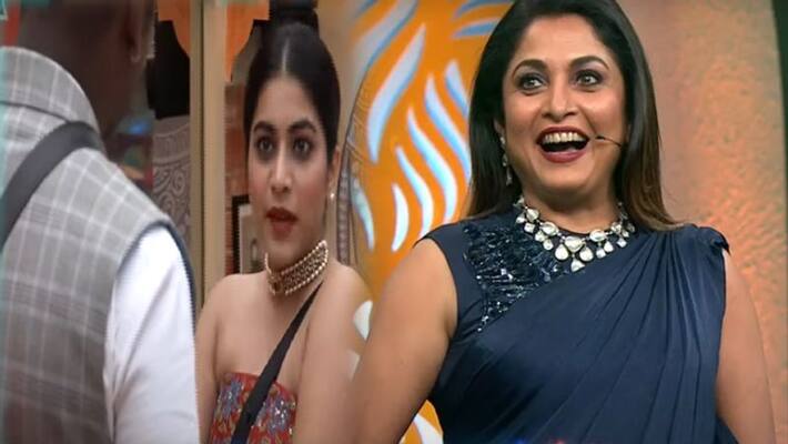 rahul and punarnavi romance in front of Ramya krishna rahul and punarnavi romance in front of Ramya krishna