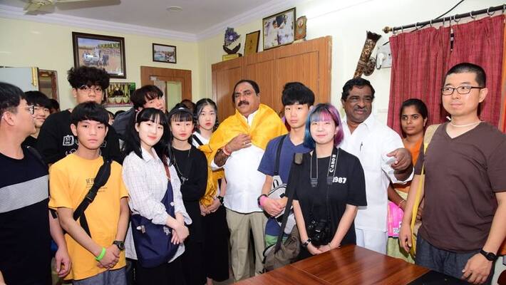 south korea students meet telangana minister errabelli dayakar rao south korea students meet telangana minister errabelli dayakar rao