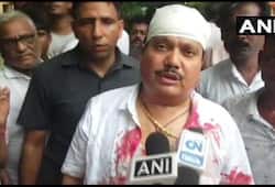 Police baton charge on BJP protest in west bengal BJP MP arjun singh injured