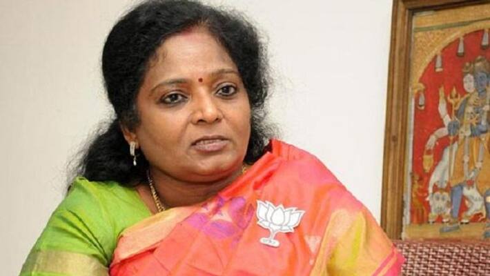 NTR, Kumud ben Joshi episode mat repeat in Telangana with TamiliSai Soundararajan NTR, Kumud ben Joshi episode mat repeat in Telangana with TamiliSai Soundararajan