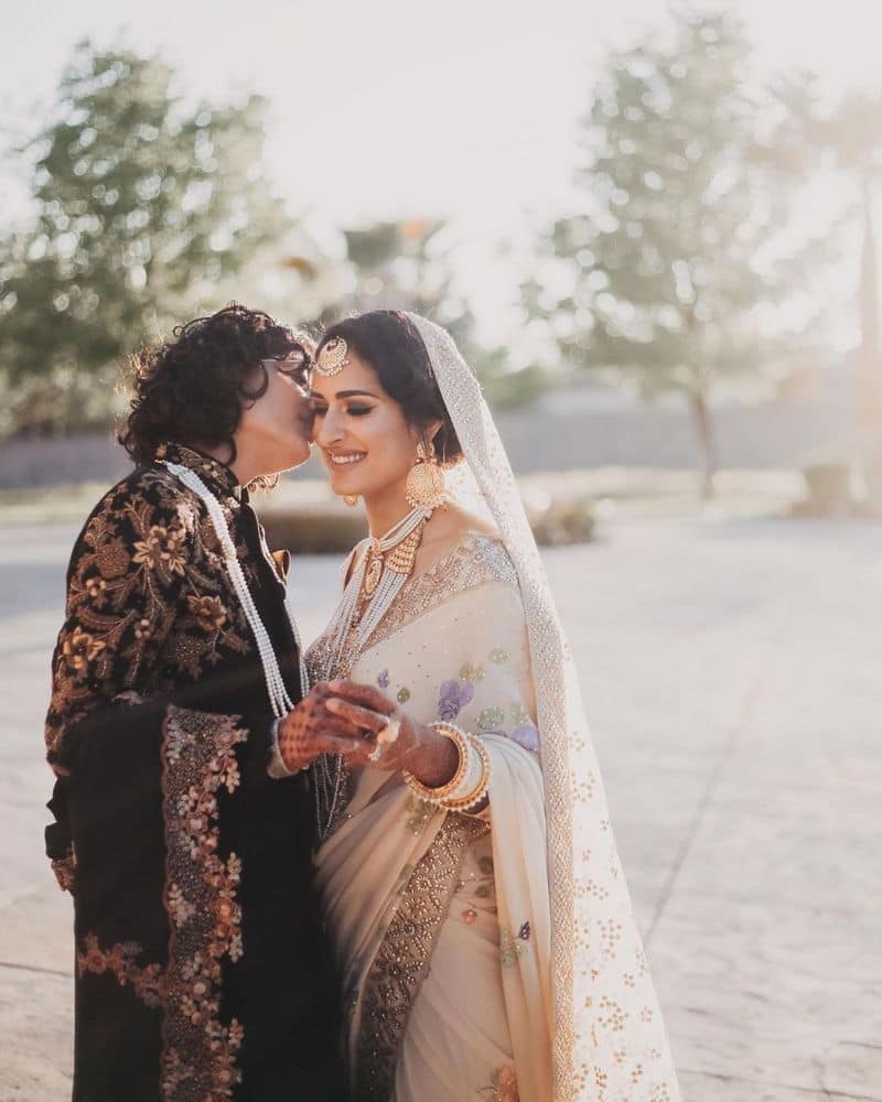 The couple said to media that they have faced challenges in their relationship, but ultimately it was a blessing finding each other. Maieli is a Muslim Pakistani woman and Ahmad is a Colombo-Indian Christian. The couple had four wedding events with matching outfits for each one, designed by friend Bilal Kazimov.