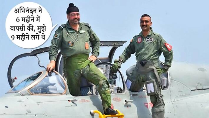 Abhinandan Varthaman & BS Dhanoa today flew a sortie in a MiG-21 fighter Abhinandan Varthaman & BS Dhanoa today flew a sortie in a MiG-21 fighter