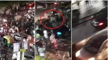 Caught on camera: Man rams into crowd twice in Delhi, driver absconding