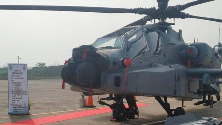 Indian Air Force inducts 8 new Apache attack choppers Indian Air Force inducts 8 new Apache attack choppers