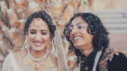 Indian Pakistani lesbian couple marry One dresses as bride other as groom