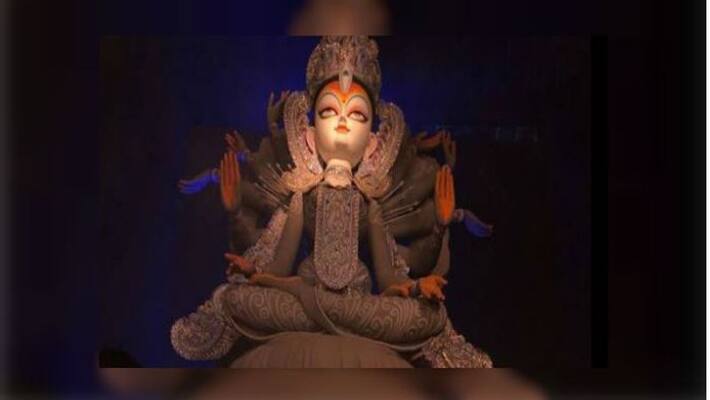 Durga Puja theme of Baadamtala Ashar Sangha Durga Puja theme of Baadamtala Ashar Sangha