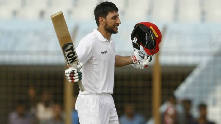 afghanistan player rahmat shah scored century against bangladesh afghanistan player rahmat shah scored century against bangladesh