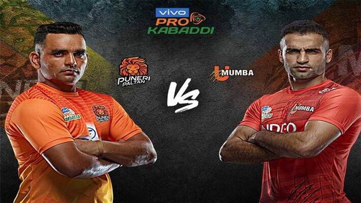 pro kabaddi 2019: u mumba vs puneri paltans match tie pro kabaddi 2019: u mumba vs puneri paltans match tie