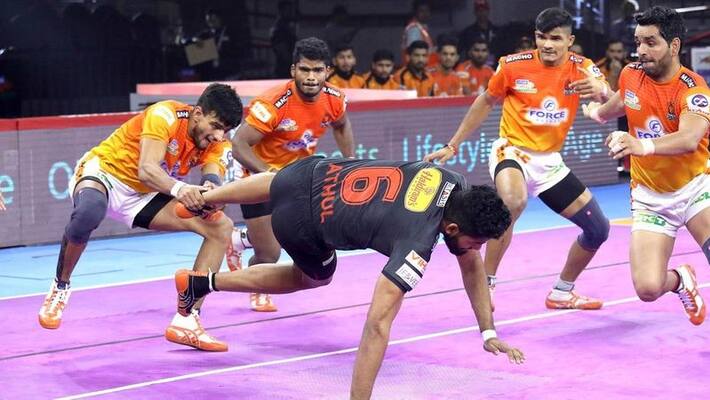 PKL 2019 Puneri Paltan U Mumba match end with Thrilling Tie PKL 2019 Puneri Paltan U Mumba match end with Thrilling Tie