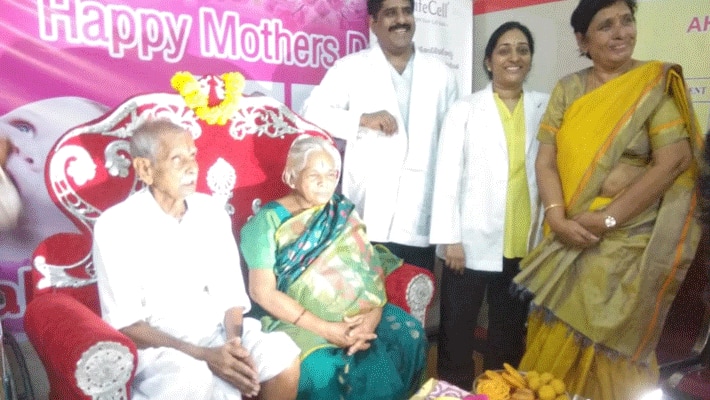 Andhra old woman sets world record... birth to twins
