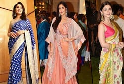Alia Bhatt to Katrina Kaif: Actresses flaunt sarees this Ganesha Chaturthi (Pictures)