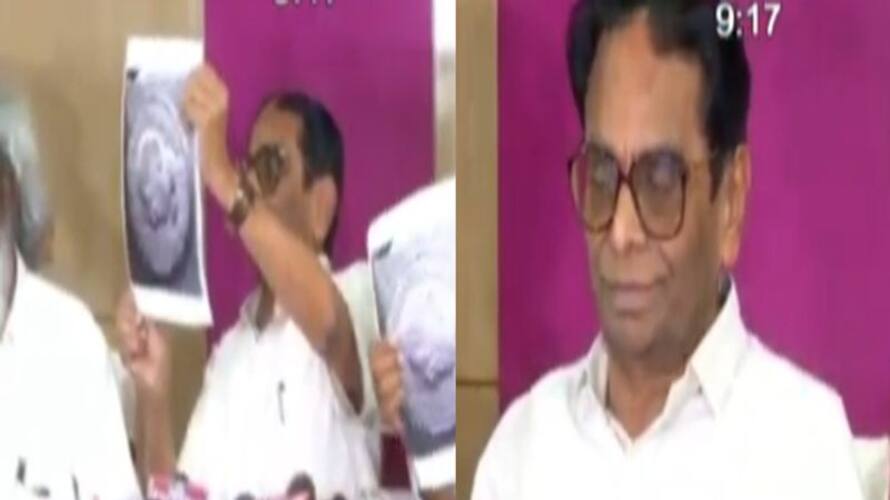 yadadri special officer kishan rao gives clarity about kcr, car carvings at yadadri temple yadadri special officer kishan rao gives clarity about kcr, car carvings at yadadri temple